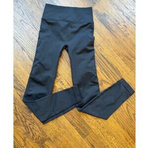 Lululemon Black Wide Waistband Compression Tights Size 2 Womens